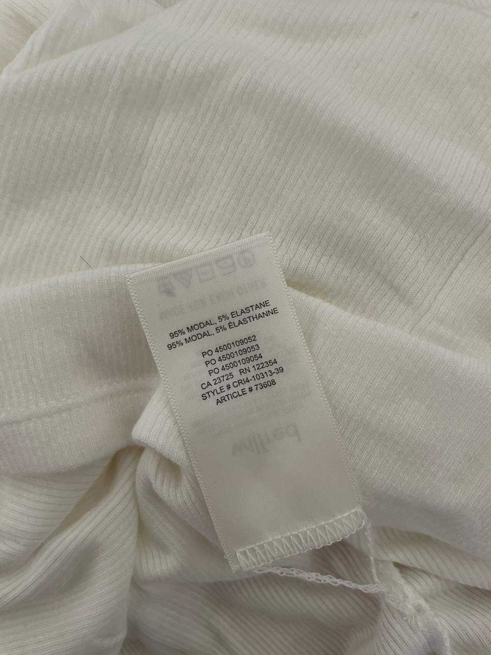 bnwt aritzia wilfred soft ribbed turtleneck short sleeve - Picture 4 of 4